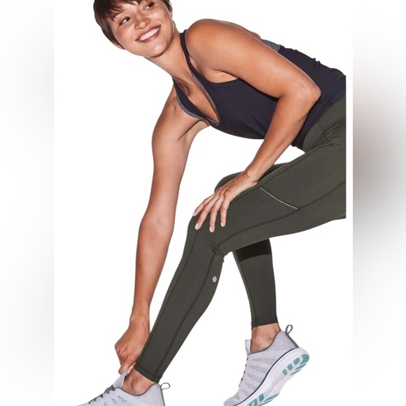 Lululemon Speed Up Tight Size 6 Dark Olive - Picture 3 of 12